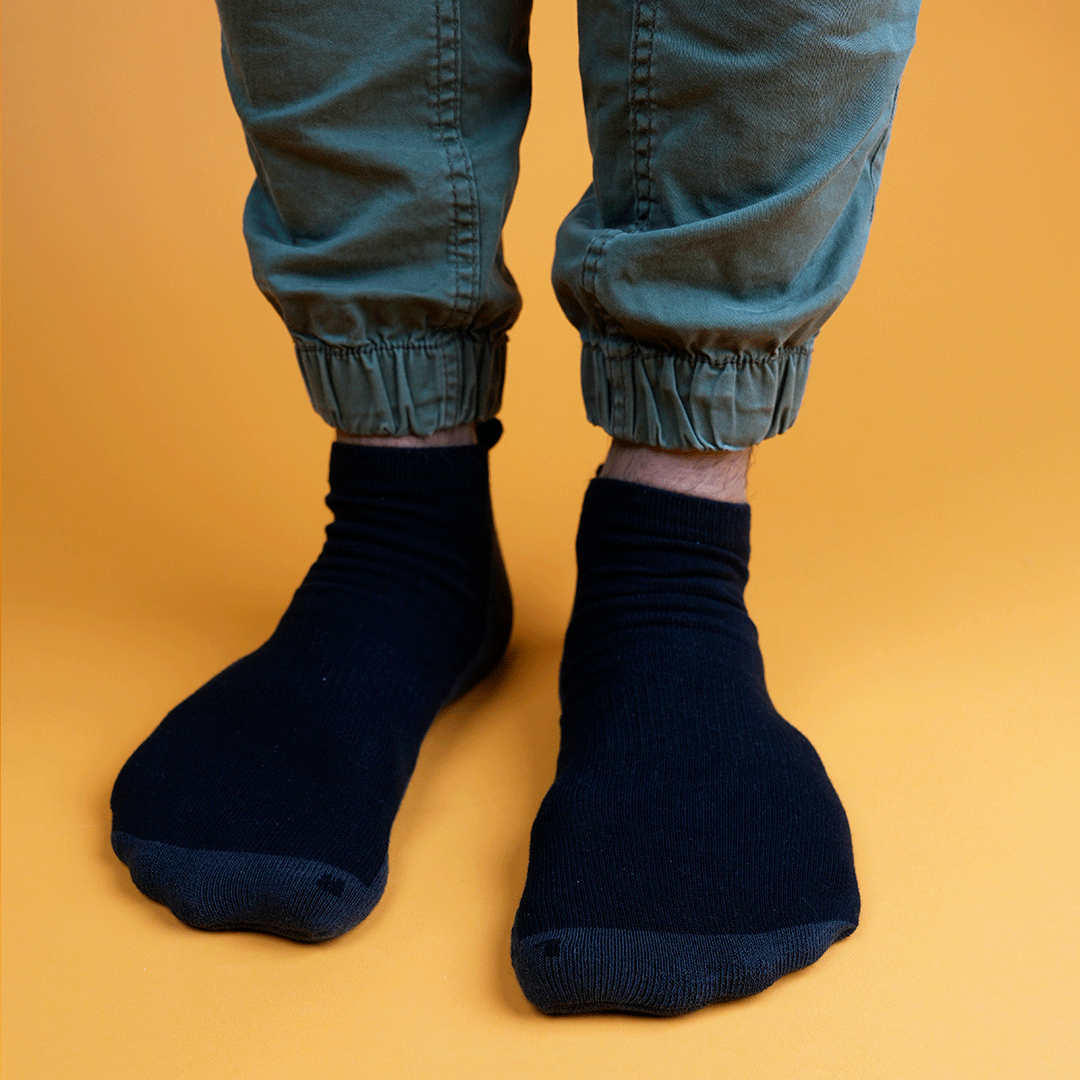 Calcetines de punta ancha hasta el tobillo