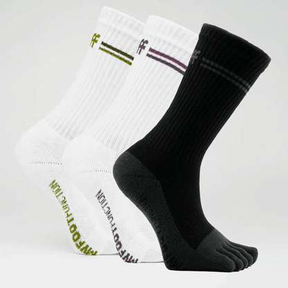 3-Pack Toe Socks