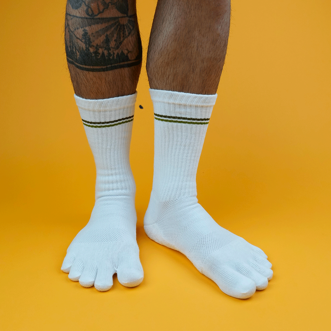 3-Pack Toe Socks